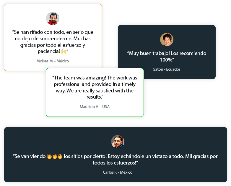 Reseñas de nuestros clientes